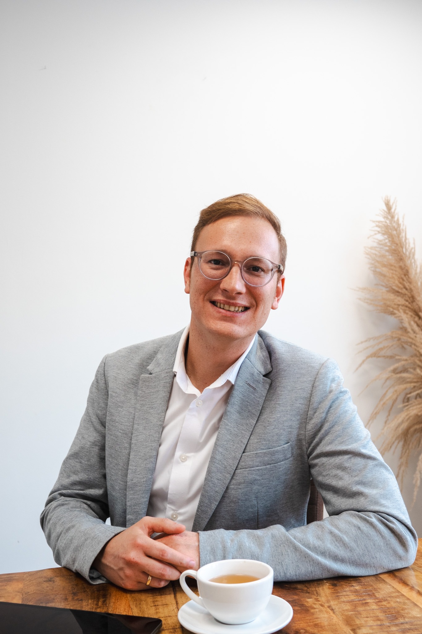 Maurice Kannemann in seinem Büro